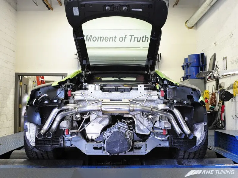 Awe: 2006-2012 Audi R8 4.2L Straight Pipe Exhaust System 1
