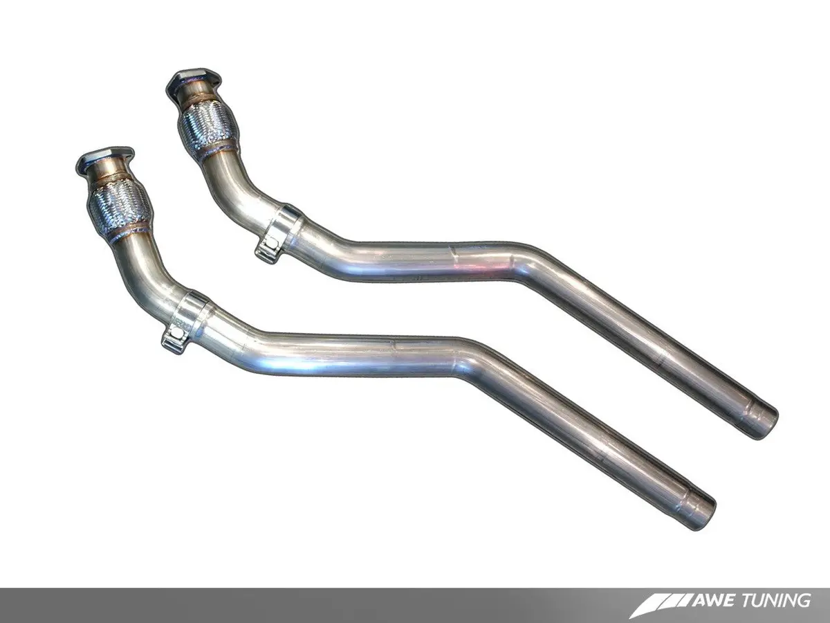 Awe: 2008-2020 Audi S5 Quattro 4.2L - Non-Resonated Downpipes 1