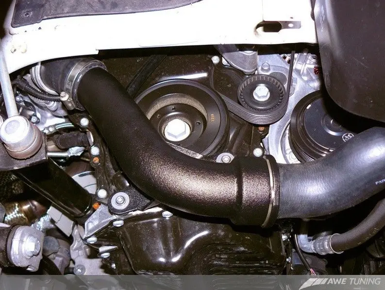 Awe: 2012 Volkswagen Jetta 2.0T - S3 Turbo Outlet Pipe (Aftermarket Hose Kits Black Finish) 2