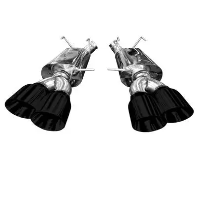 Kooks Headers & Exhaust: 2013-2014 Ford Mustang Shelby Gt500 Quad Tip Axleback (Black Tips) 2