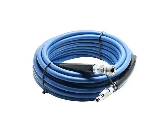 Mtm Hydro Kobrajet Smooth Blue 25’ 4,000 Psi W/ Ss Coupler & Plug 1