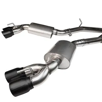 Kooks Headers & Exhaust: 2016 + Camaro Ss / Zl1 3" Green Catted Exhaust W/ Black Quad Tips 2