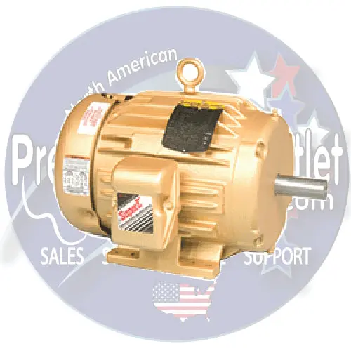 Baldor Electric Motor - 3 Phase 1760 Rpm Rigid Base 1 3/8" (5252) 1