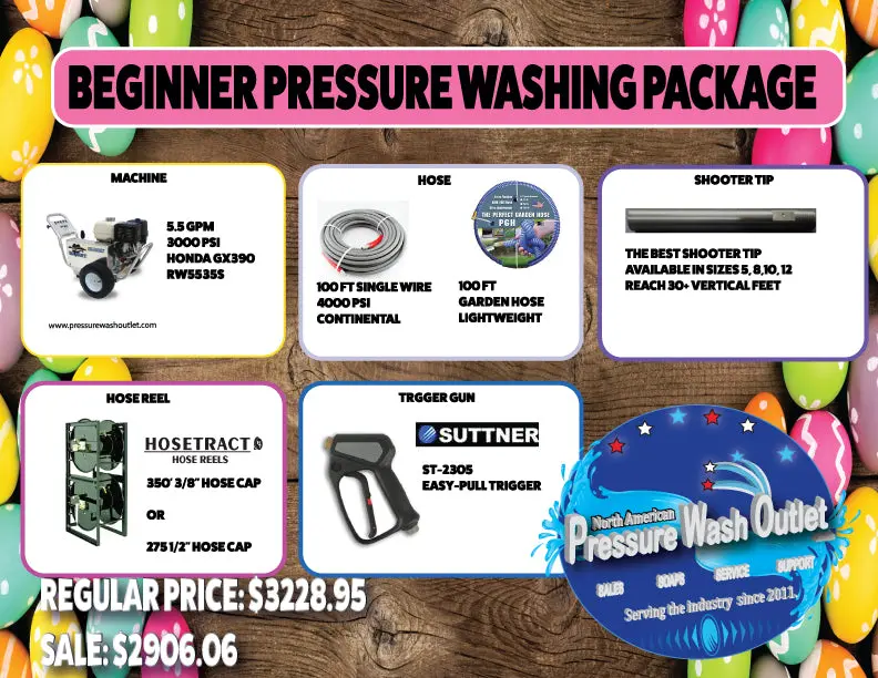 Beginner Residential Pressure Washer Package 1