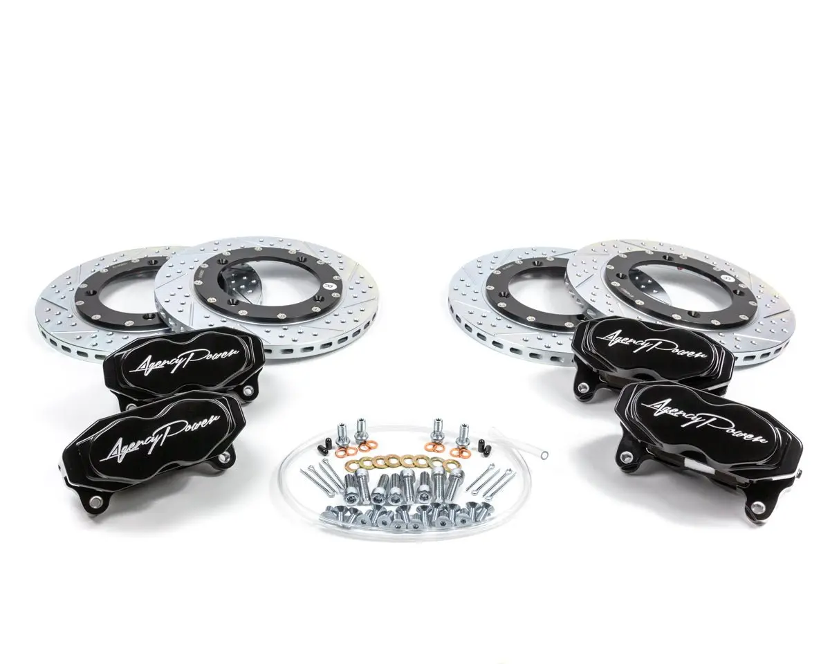 Big Brake Kit Front And Rear Black Can-Am Maverick X3 Turbo | Agency Power 1
