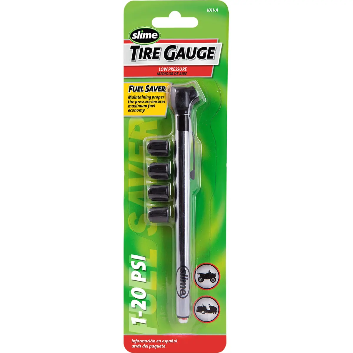 Low Pressure Tire Pressure Guage 0-20 Psi |Slime 1
