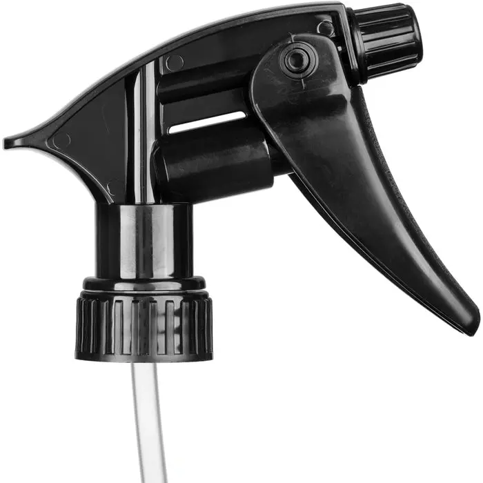 Black Solvent-Resistant Trigger Sprayer – 9.5” Dip Tube 1
