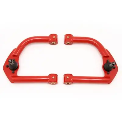Bmr:  1993-2002 Gm F-Body Camaro/Firebird A-Arms, Upper, Dom, Non-Adjustable, Polyurethane Bushings (Red) 1