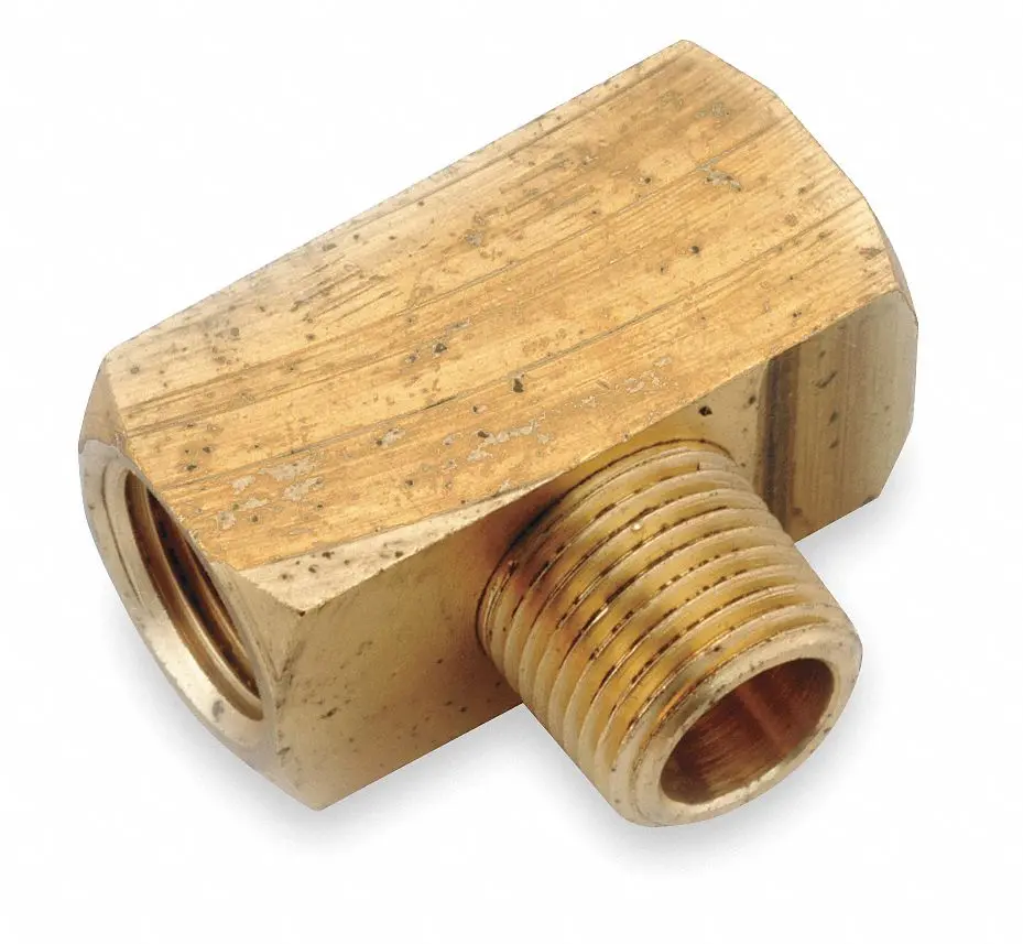 Brass Branch Tee 1/2Fptx1/2Fptx1/2Mpt (2269) 1