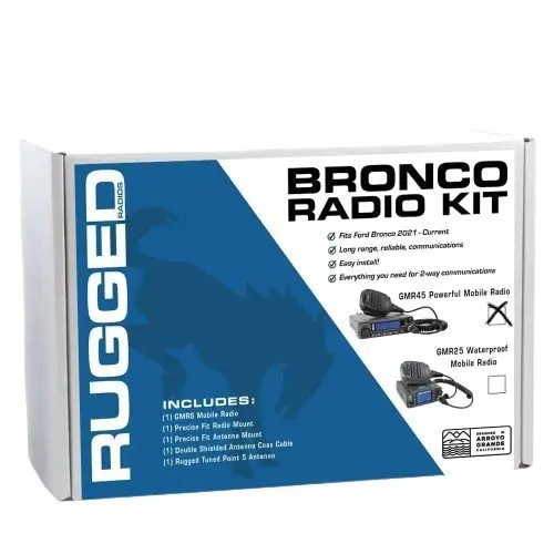 Ford Bronco Radio Kit - With Gmrs 45 Watt Radio | Rugged Radios 1