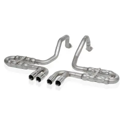 Stainless Works: 1997-04 Corvette C5 -- 2-1/2" Axleback Quad Rolled Edge Tips 1