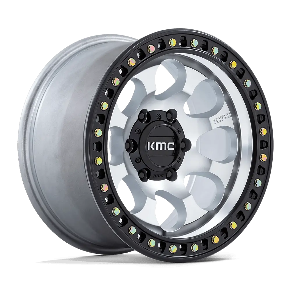 Kmc Riot Sbl - Machined W/Satin Black Lip 1