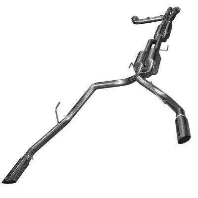 Kooks Headers & Exhaust:  2010-2014 Ford Raptor Svt Extended Cab 3" True Dual Off-Road Exhaust 6.2L (Polished Tips) 1