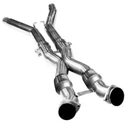 Kooks Headers & Exhaust: 2005-2008 C6 Corvette 3" X Oem Green Catted X-Pipe 2