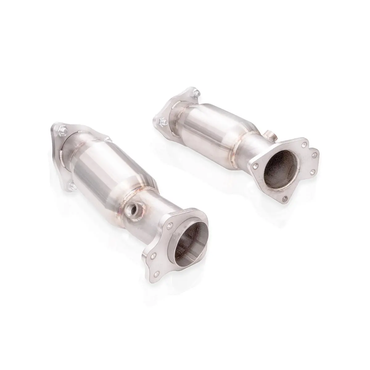 Stainless Works: 2020-21 Chevrolet Corvette C8 6.2L -- High-Flow Catted Midpipe Kit 3" 1