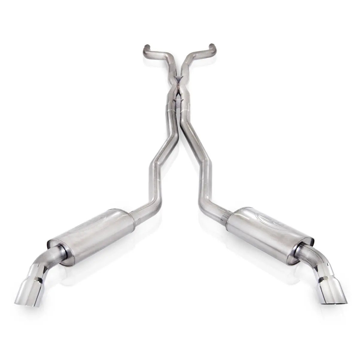 Stainless Works: 2010-15 Chevrolet Camaro Ss 6.2L -- 3" Exhaust X-Pipe Chambered Turbo Mufflers Polished Tips 1