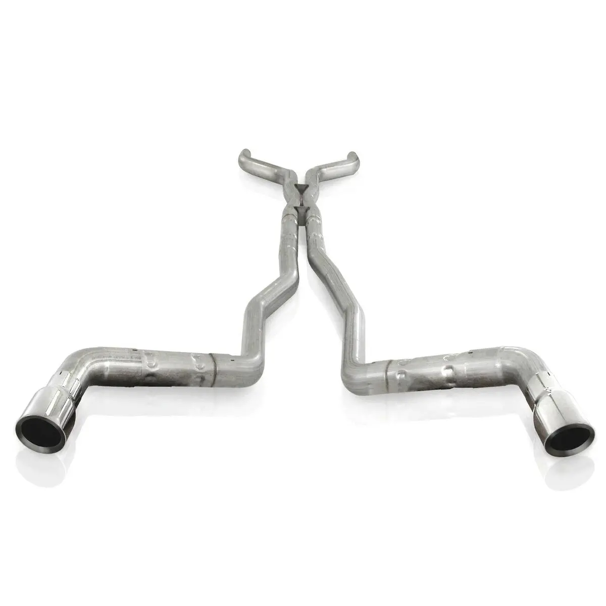 Stainless Works: 2010-15 Chevrolet Camaro Ss 6.2L -- 3" Dual Chambered Catback System X-Pipe Factory Connect 1