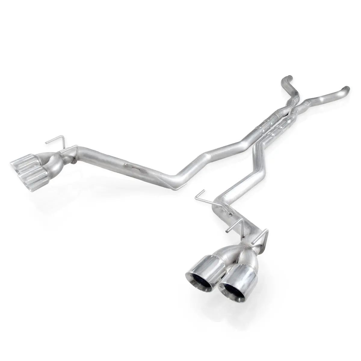 Stainless Works: 2012-2015 Chevrolet Camaro Zl1 6.2L -- 3" Resonator Delete Dual Chambered Catback Exhaust System (Factory Connect) 1