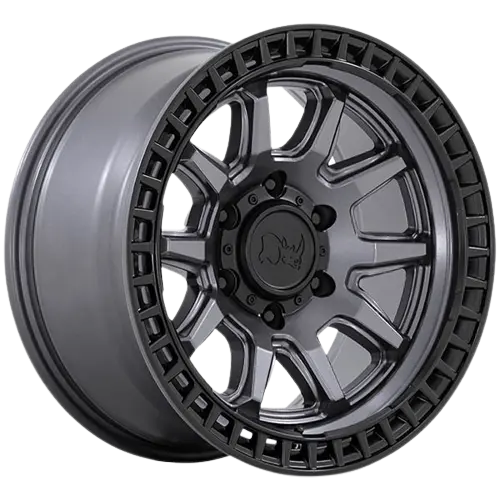Black Rhino Calico Matte Gunmetal W/Black Lip 1