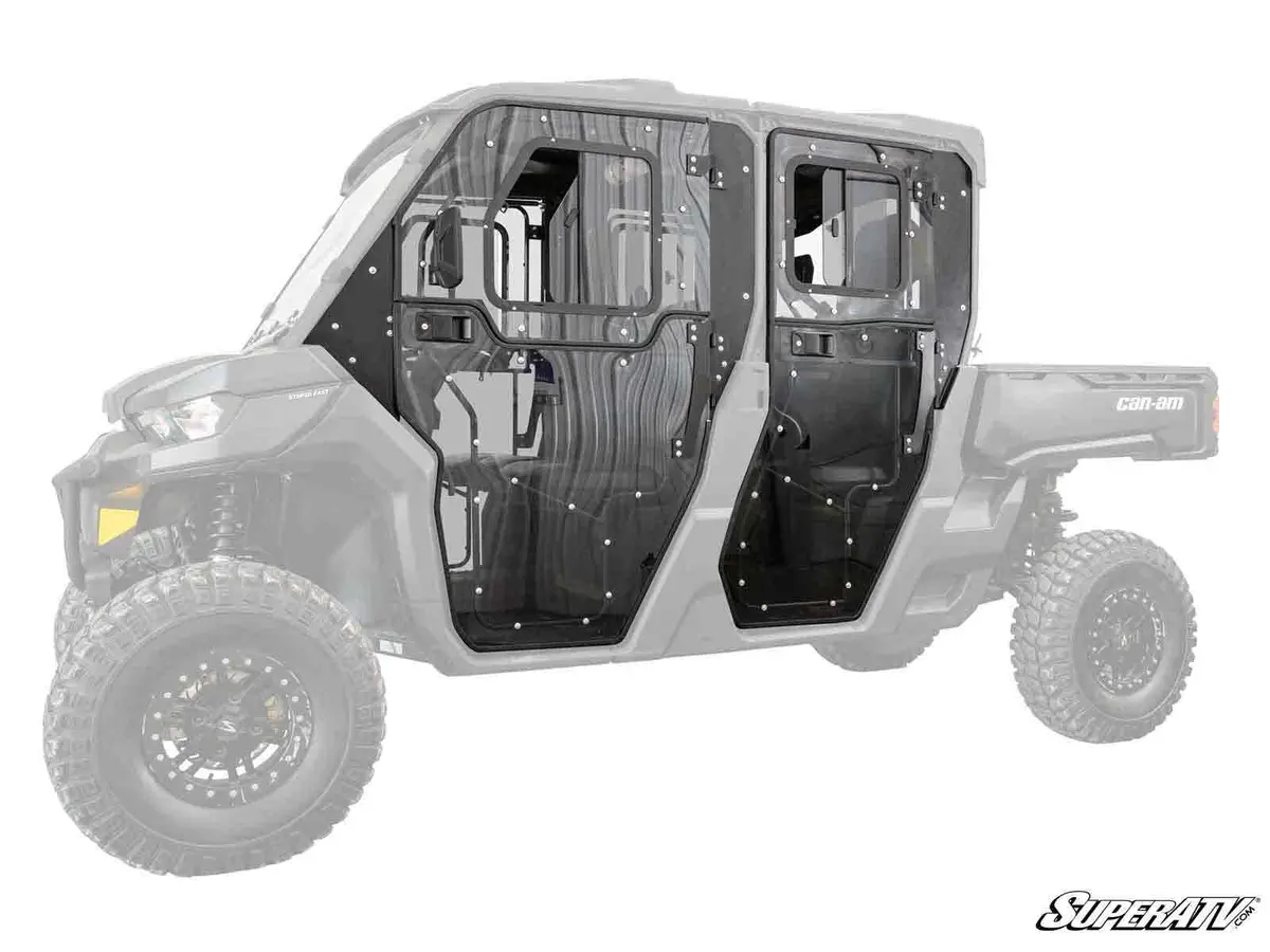 Can-Am Defender Max Convertible Cab Enclosure Doors | Superatv 1