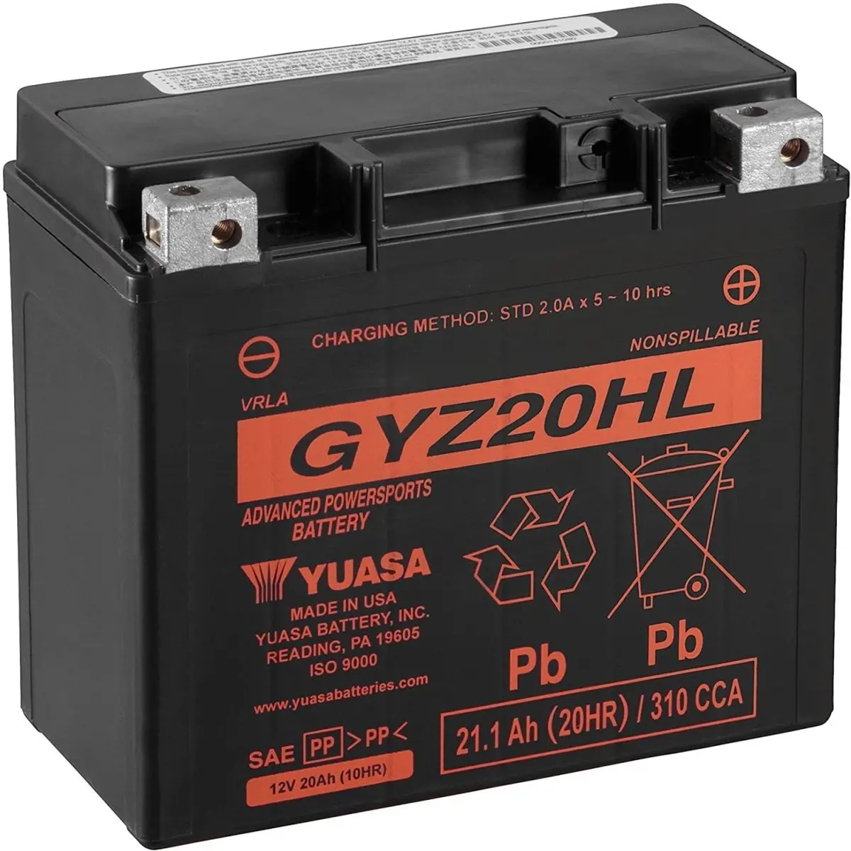 Can-Am Maverick X3 320Cca Agm Battery | Yuasu 1
