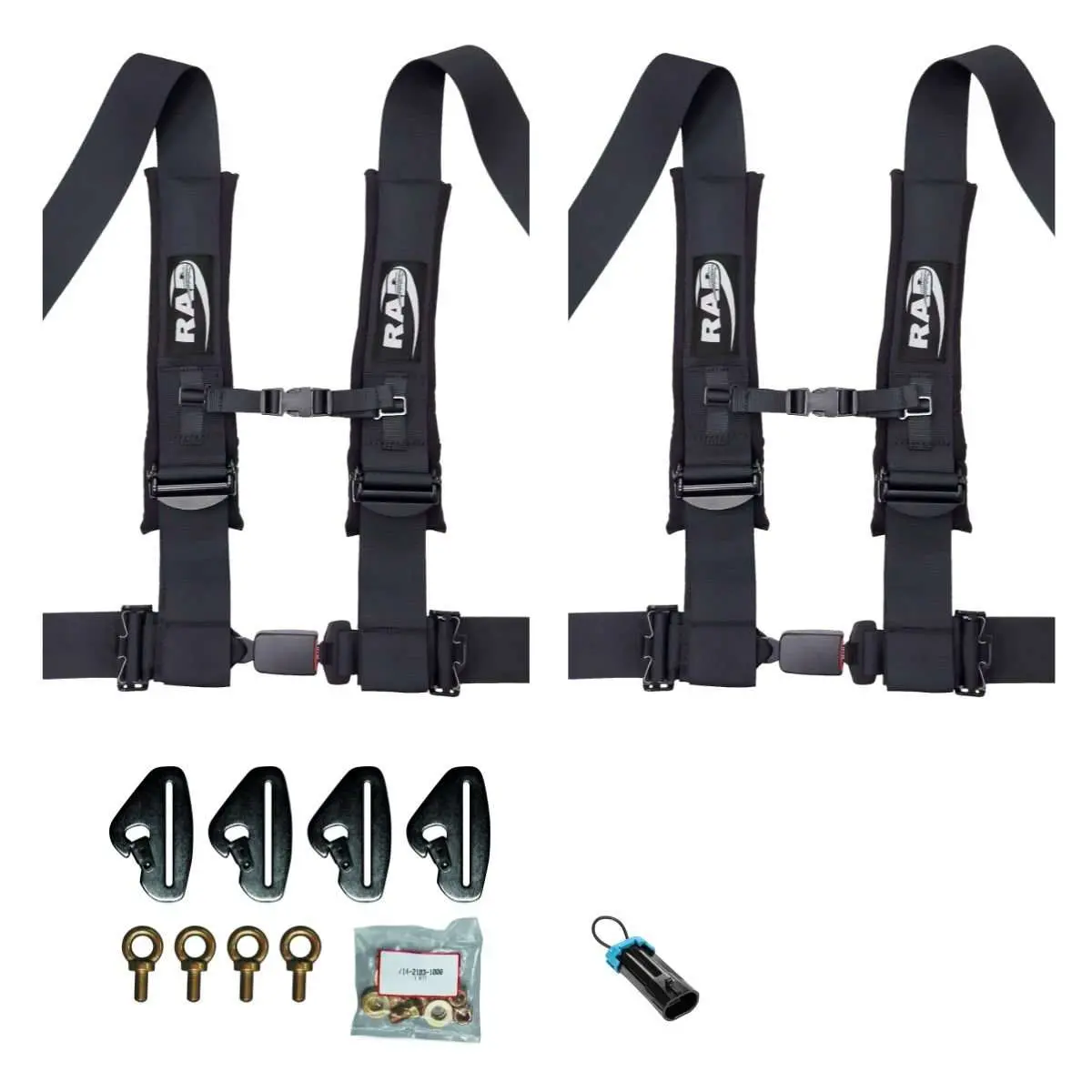 Can-Am X3 4-Point Harness Quick Release Auto Latch Harness Kit | Rad Utv Parts 1