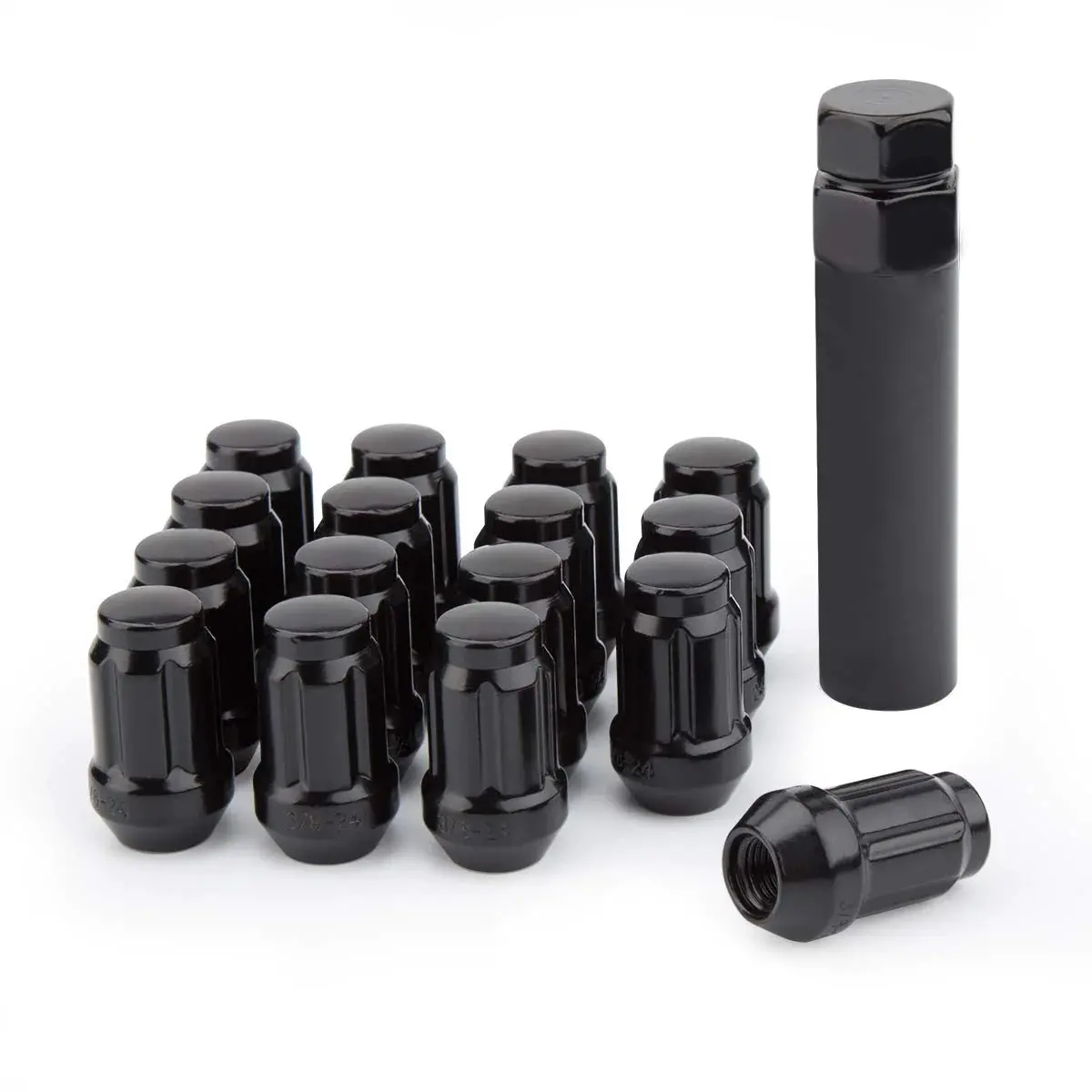 Cf Moto Z-Force 950 Lug Nuts Black 12X1.25 1