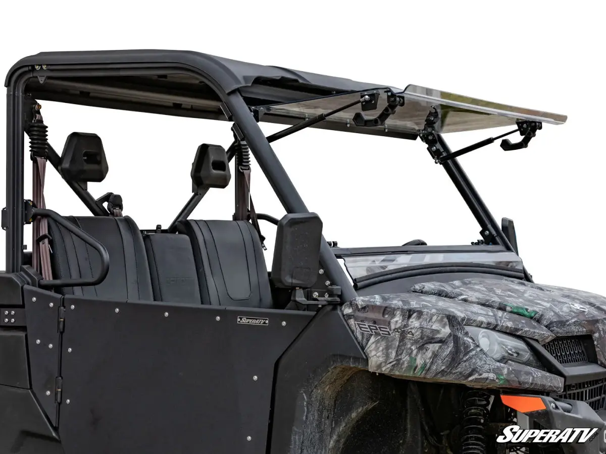 Cfmoto Uforce 1000 Scratch Resistant Flip Windshield 1