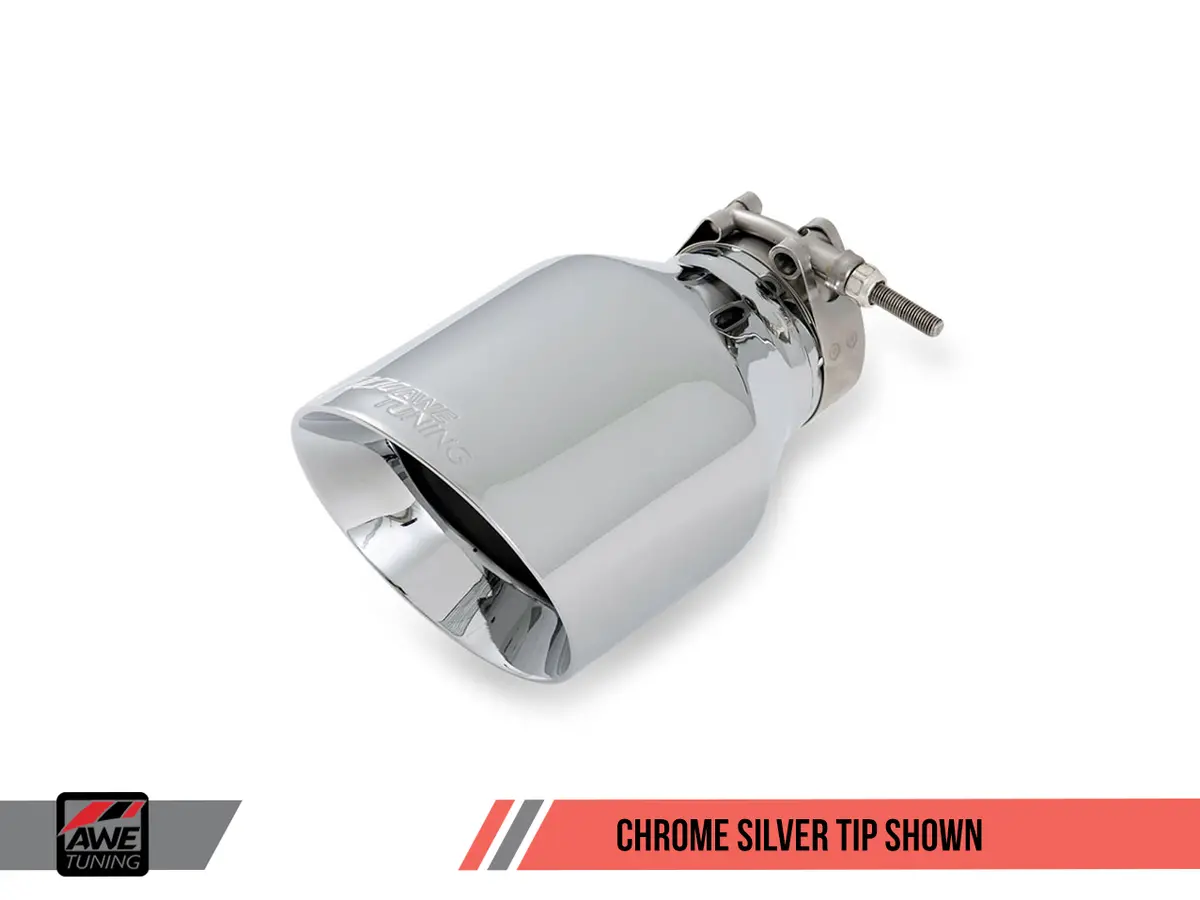 Awe: 2015-2017 Volkswagen Golf Mk7 1.8T - Touring Edition Exhaust (Chrome Silver Tips 90Mm) 2
