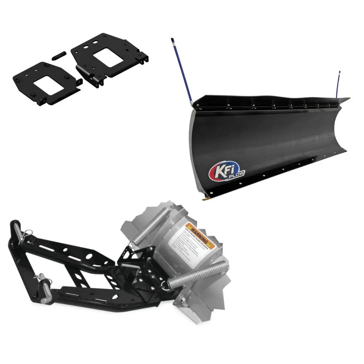 Complete Polaris General Snow Plow Kit | Kfi 66" Poly Pro Blade 1
