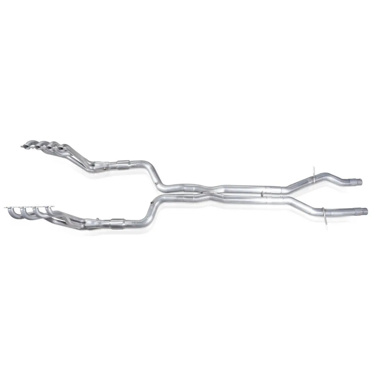 Stainless Works: 2016-18 Cadillac Cts-V -- Sedan Headers 2" Primaries 3" Catted Leads Into X-Pipe 1