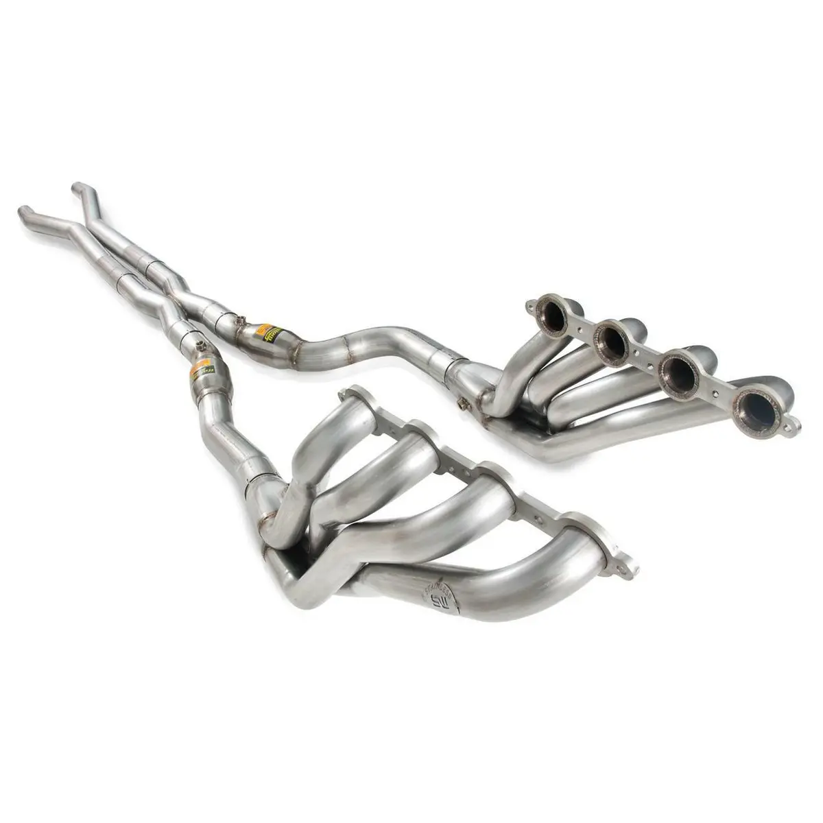 Stainless Works: 2009-15 Cadillac Cts-V -- Headers 2" Primaries High-Flow Cats 3" Leads X-Pipe Factory 1