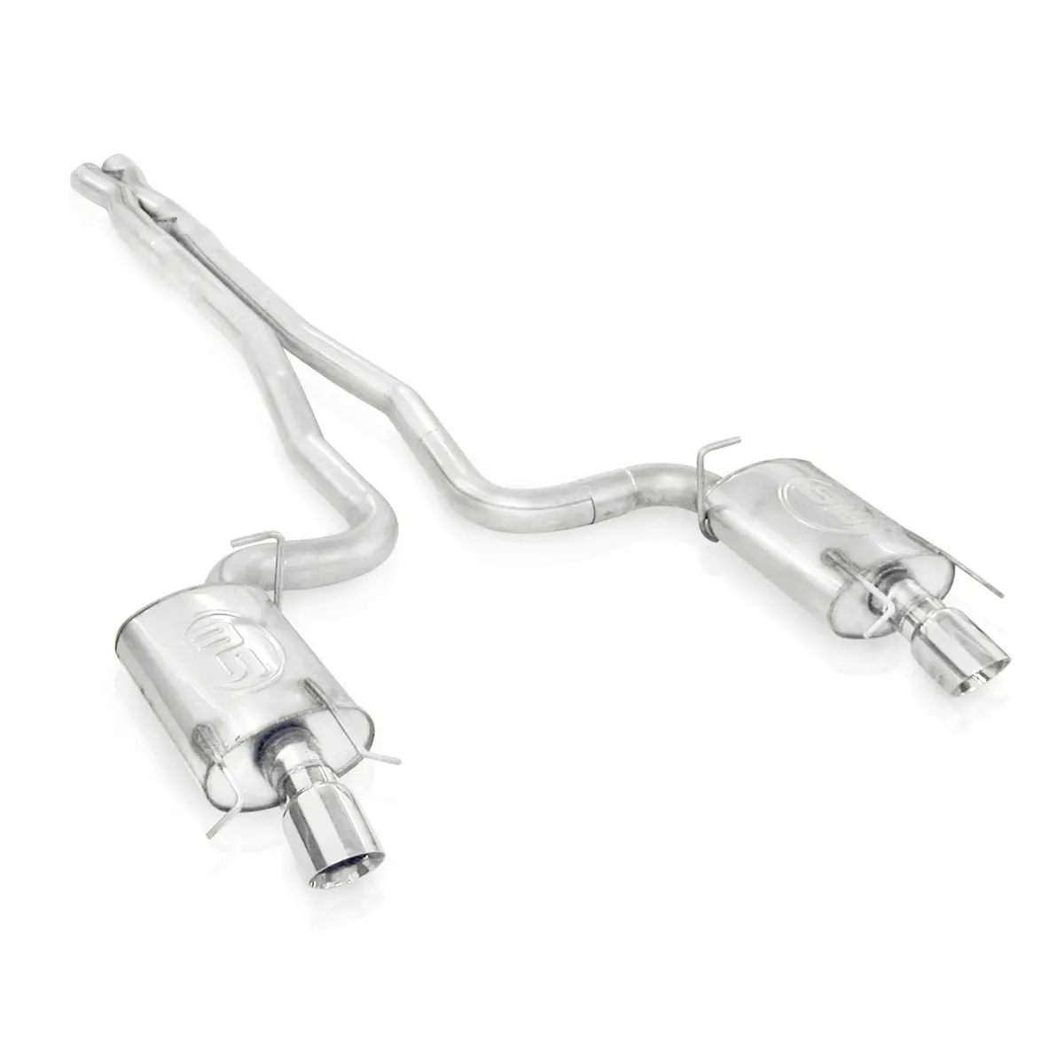 Stainless Works: 2009-15 Cadillac Cts-V Sedan -- 3" Catback System X-Pipe Chambered Mufflers 4" Tips 1