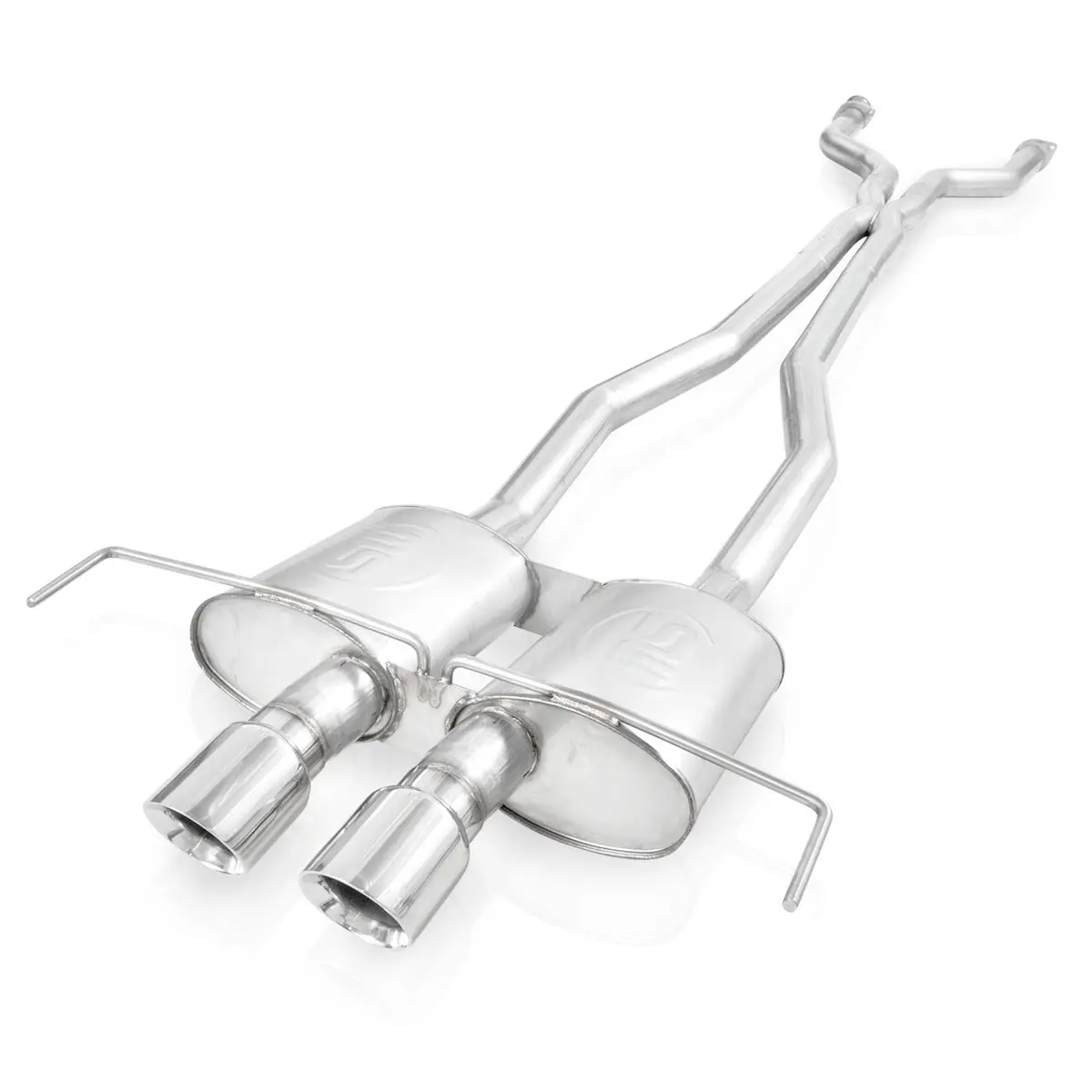 Stainless Works: 2009-15 Cadillac Cts-V Coupe -- 3" Catback System X-Pipe S-Tube Mufflers 4" Tips 1
