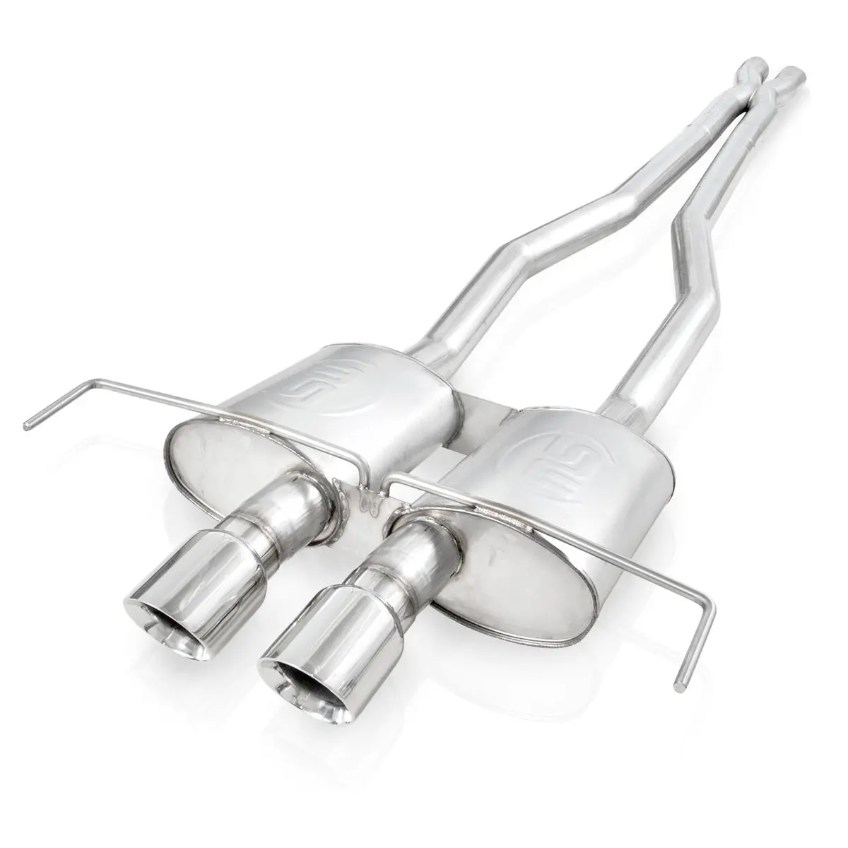 Stainless Works: 2009-15 Cadillac Cts-V Coupe -- 3" Catback System X-Pipe Chambered Mufflers 4" Tips 1