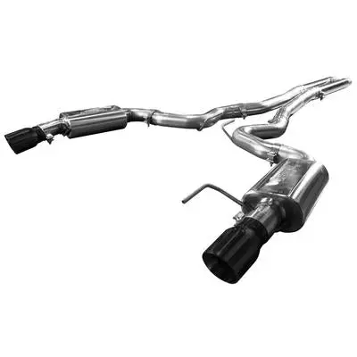 Kooks Headers & Exhaust: 2015+ Ford Mustang Gt 5.0L Oem To 3" Cat Back Exhaust W/ H-Pipe & Black Tips 2