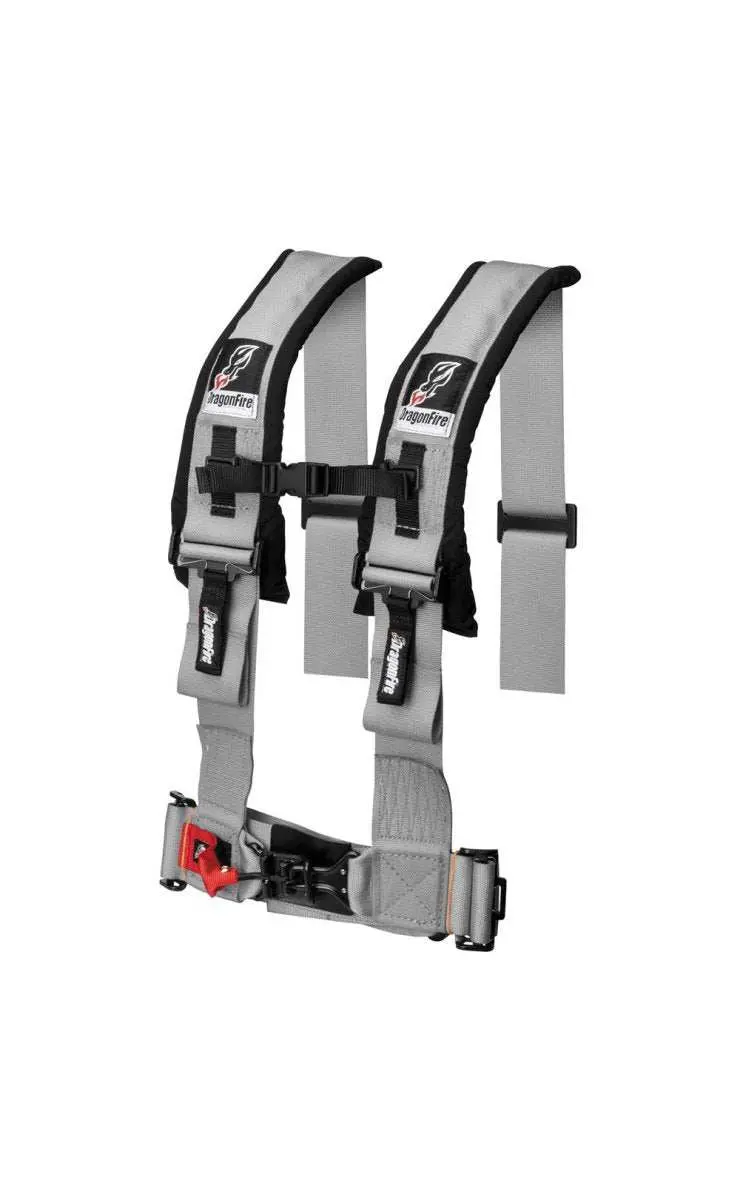 Dragonfire Racing 4-Point Harness 3" Set Of 4 With Free Override Plug **Special** 4
