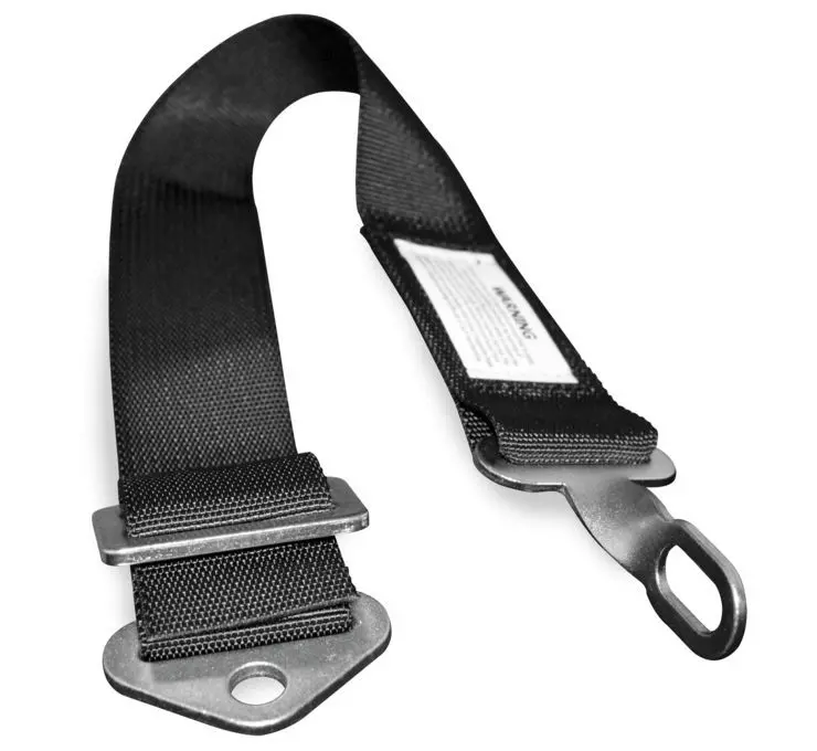 Dragonfire Racing Harness Submarine Belt Black, 2" Belt 1