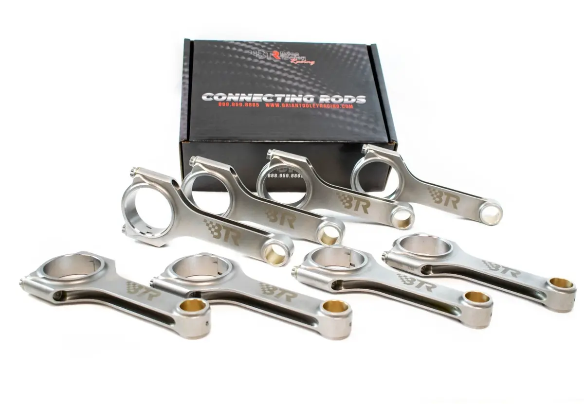 Btr: 4340 Forged H Beam Connecting Rods W/Arp Bolts, 6.125" Long - Set Of 8 1