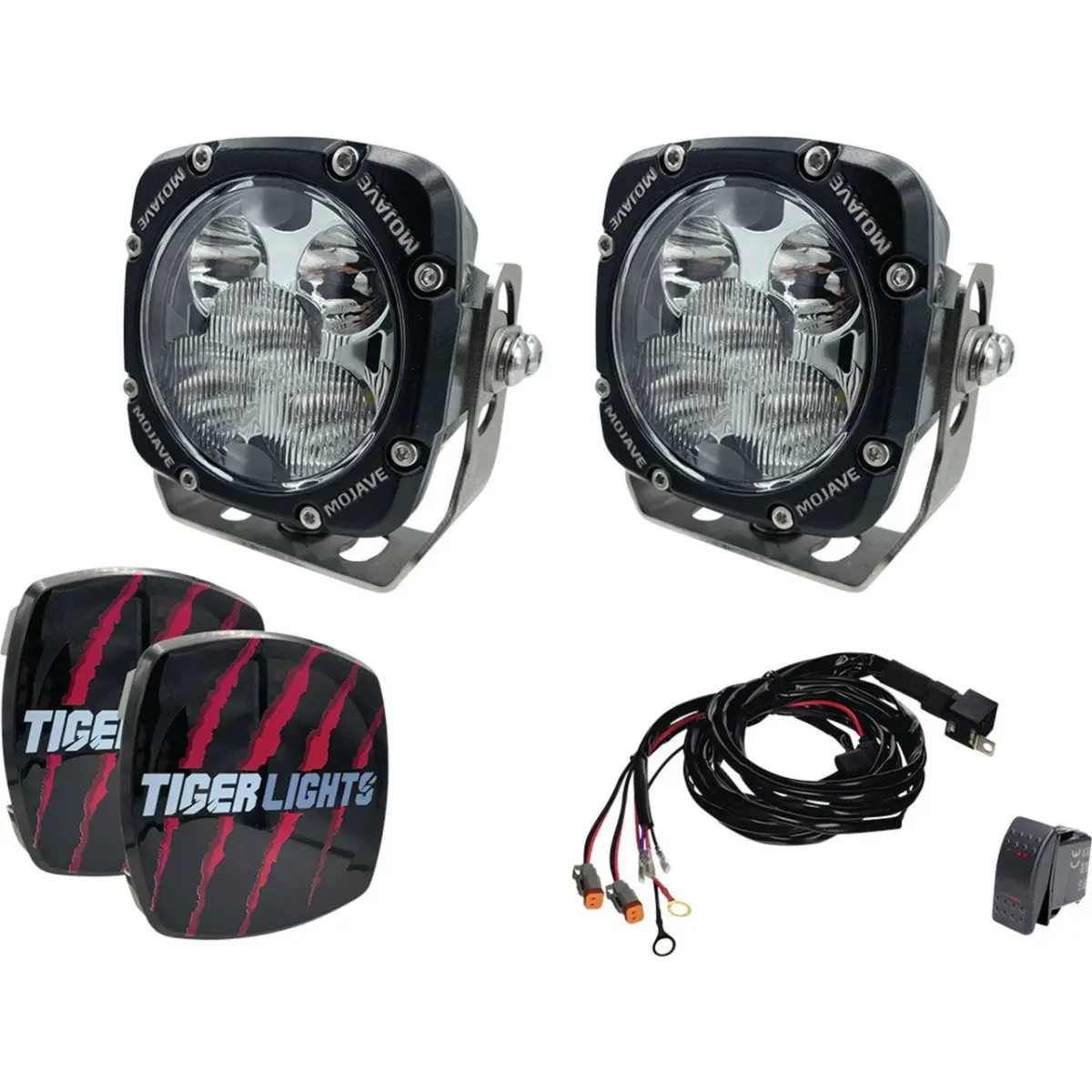 Dual Led 4" Mojave Series Racing Utv Light Kit 10,000 Lumens | Tiger Lights 1