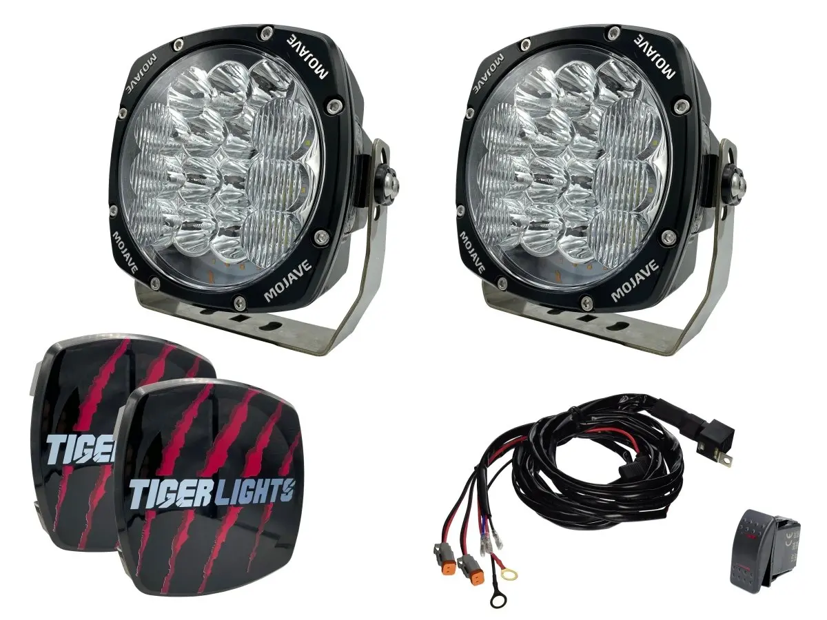 Dual Tlm 8" Kit W/ Harness | Tiger Lights 1