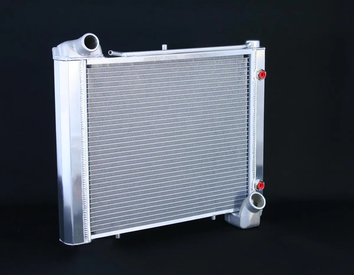 Dewitts: 1961-62 Corvette, Cf Automatic Aluminum 2 Row 1" Tube, Natural 1