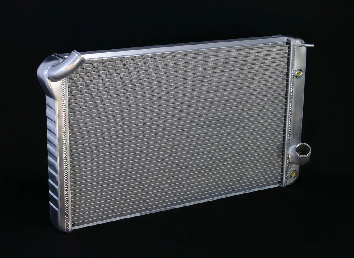Dewitts: 1969-72 Corvette, Bb Automatic Aluminum 2 Row 1" Tube, Natural 1