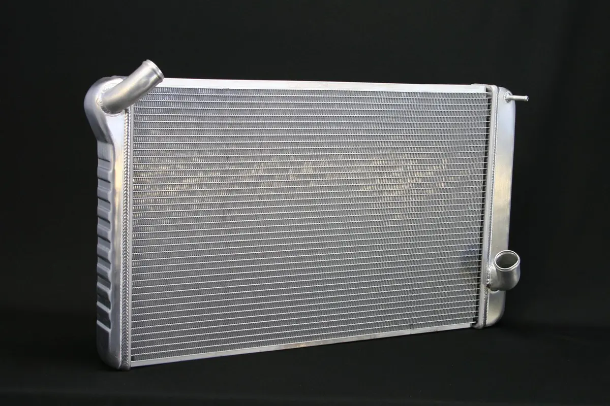 Dewitts: 1969-72 Corvette, Bb Manual Aluminum 2 Row 1" Tube, Natural 1