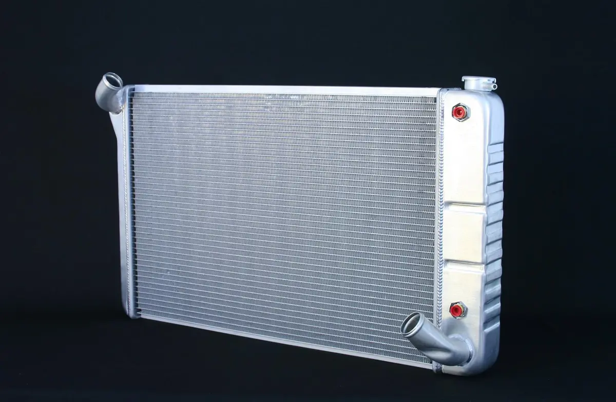 Dewitts: 1969-72 Corvette, Sb Automatic Aluminum 2 Row 1" Tube, Natural 1