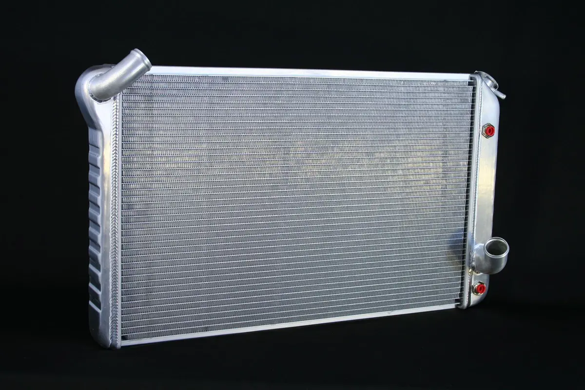 Dewitts: 1973-76 Corvette, All Automatic Aluminum 2 Row 1" Tube, Natural 1