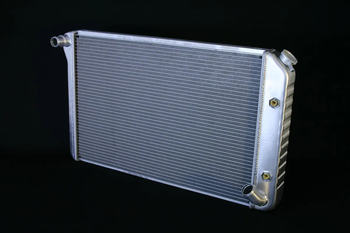 Dewitts: 1977-82 Corvette, All Automatic Aluminum 2 Row 1" Tube, Natural 1