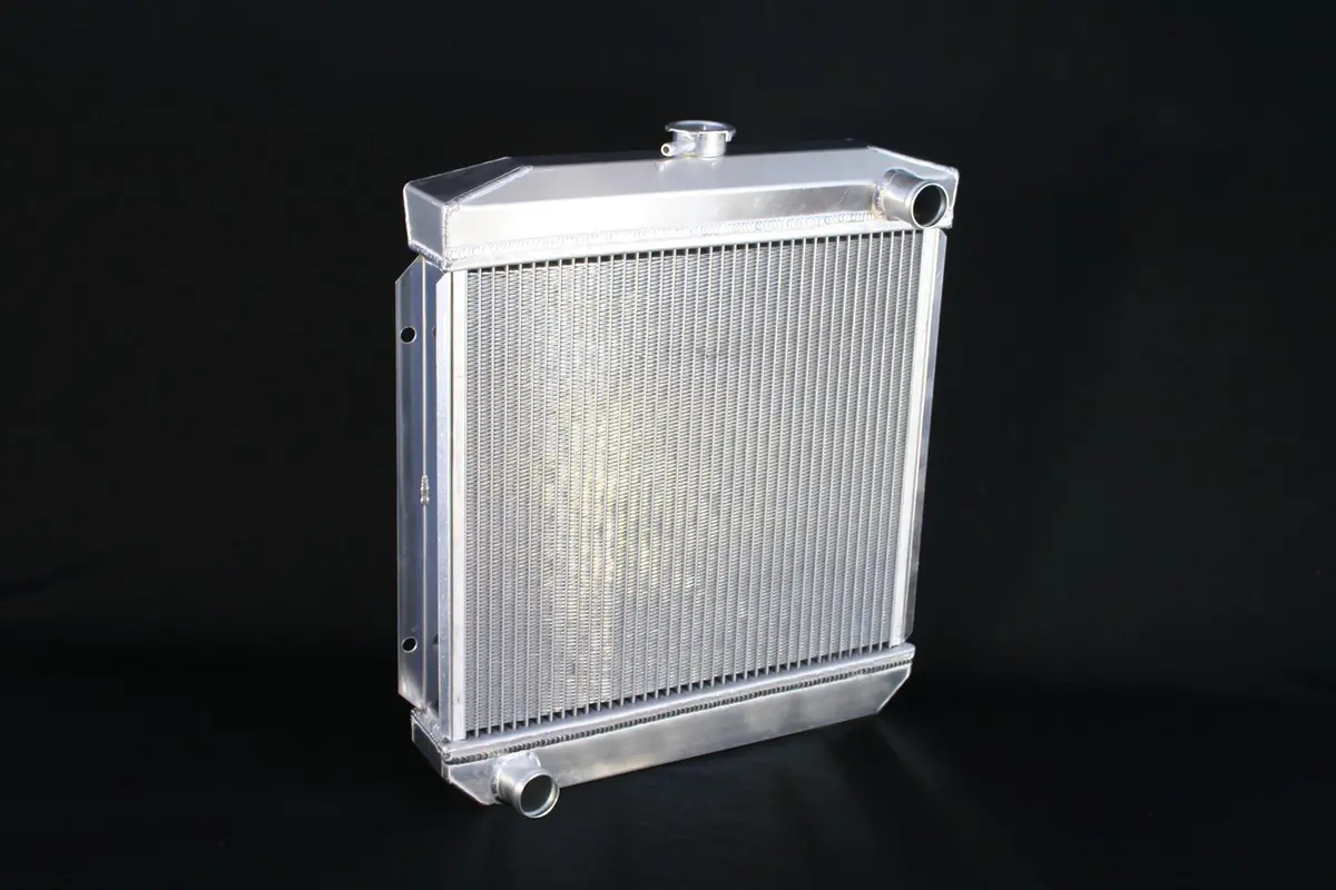 Dewitts: 1964-66 Mustang, Tr/Bl, Df, Man., Aluminum 2 Row 1.25" Tubes, Nat. 1