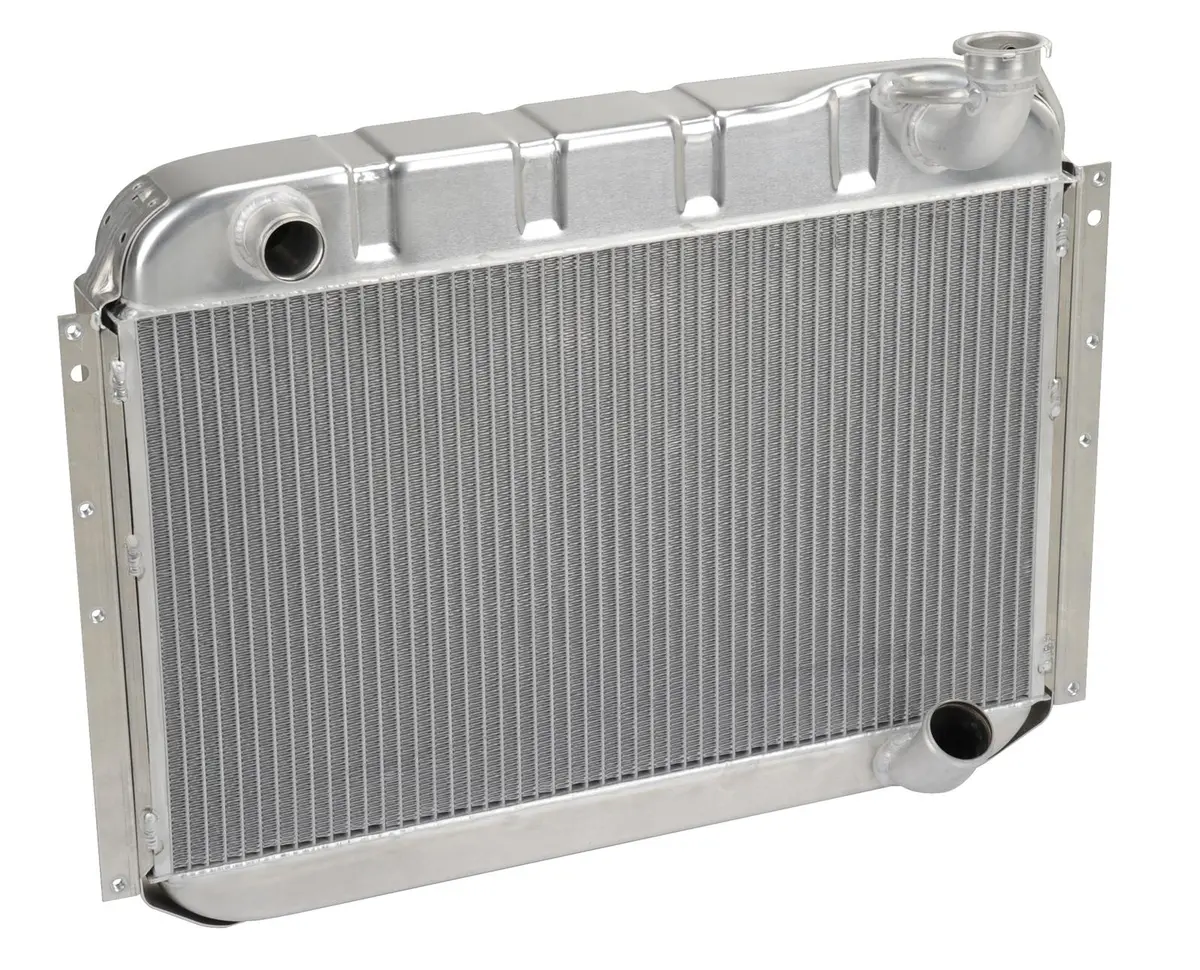 Dewitts: 1955-60 Corvette, Df Manual Aluminum 2 Row 1.25" Tube, Natural 1