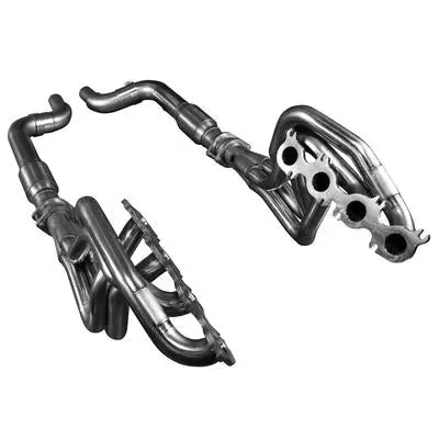 Kooks Headers & Exhaust: 2015 + Mustang Gt 5.0L 1 3/4" X 3" Stainless Steel Long Tube Header W/ Green Catted Connection Pipe 1